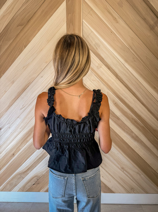 Shirred Waist Tank