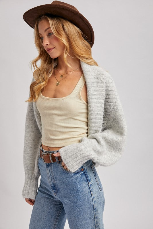 Chunky Knit Sweater Shrug