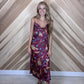Tie Strap Floral Midi Dress