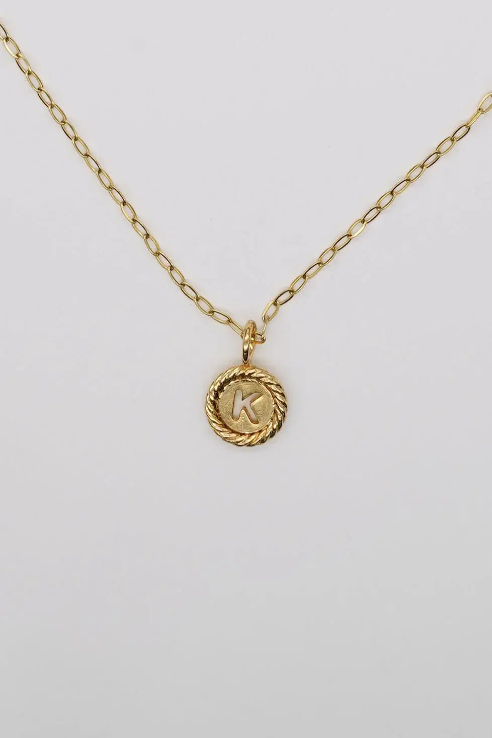 Waterproof Sealed with Love Initial Necklace