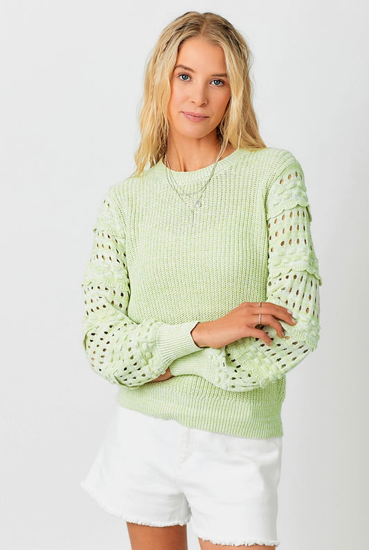 Textured Lime Top