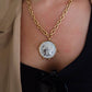 Two Toned Coin Necklace