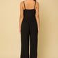 Spaghetti Strap Side Tie Jumpsuit