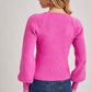 Sweetheart Neck Sweater