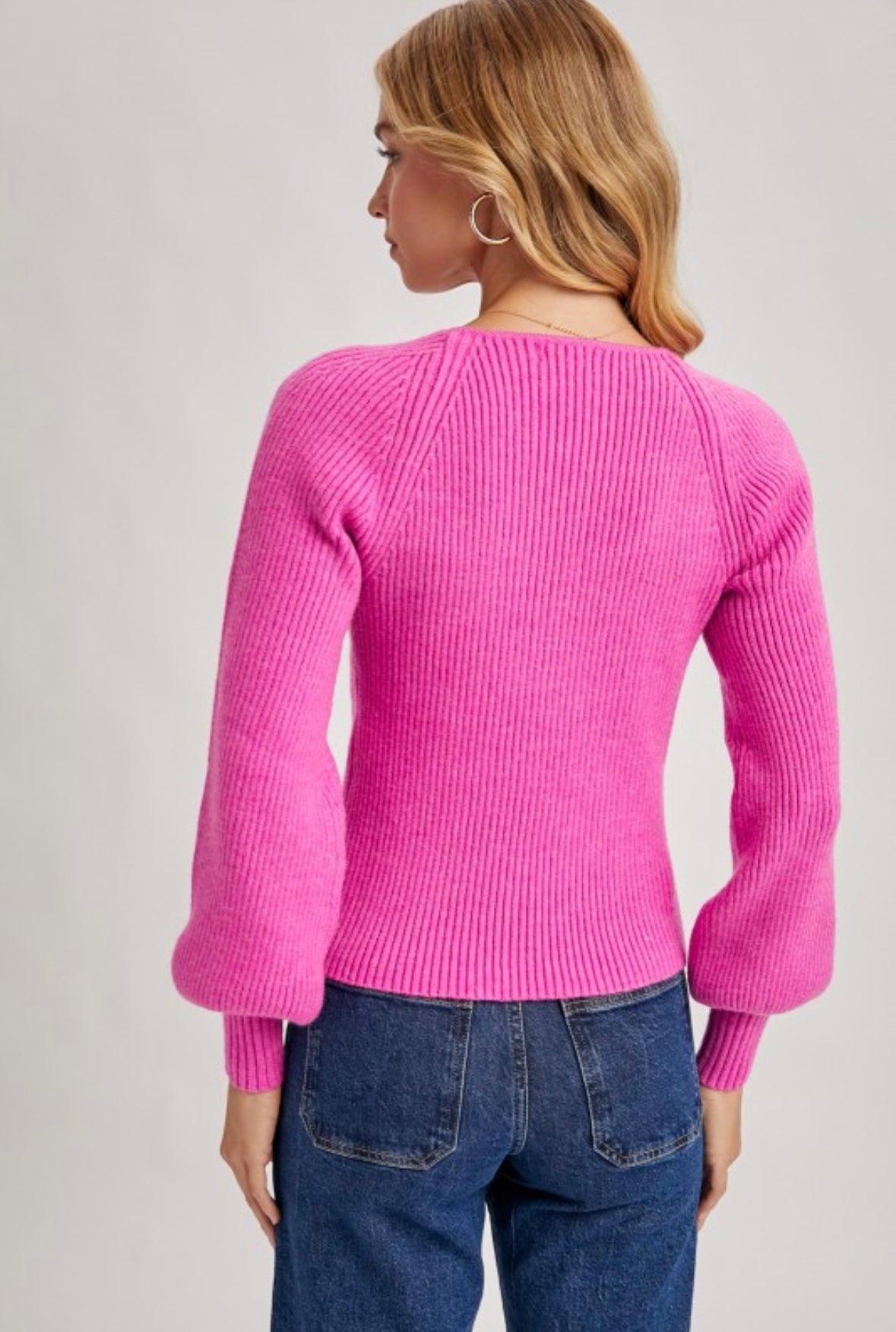 Sweetheart Neck Sweater