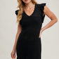 Open Knit Mini Dress