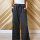 Acid Wash Palazzo Sweatpants