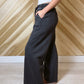 Acid Wash Palazzo Sweatpants