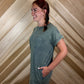 Acid Wash T-Shirt Dress