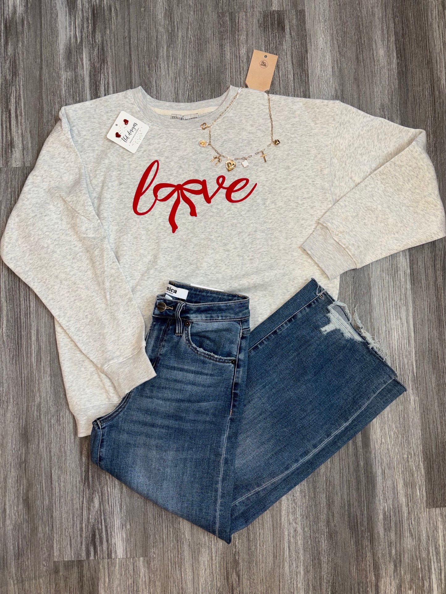 Love Bow CrewNeck