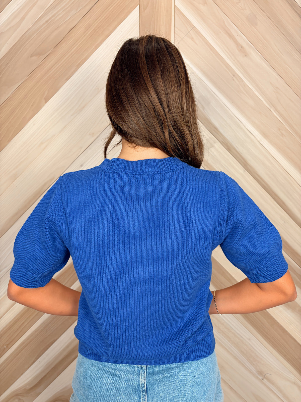Blue Cardigan