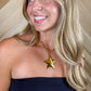 Chunky Gold Star Necklace