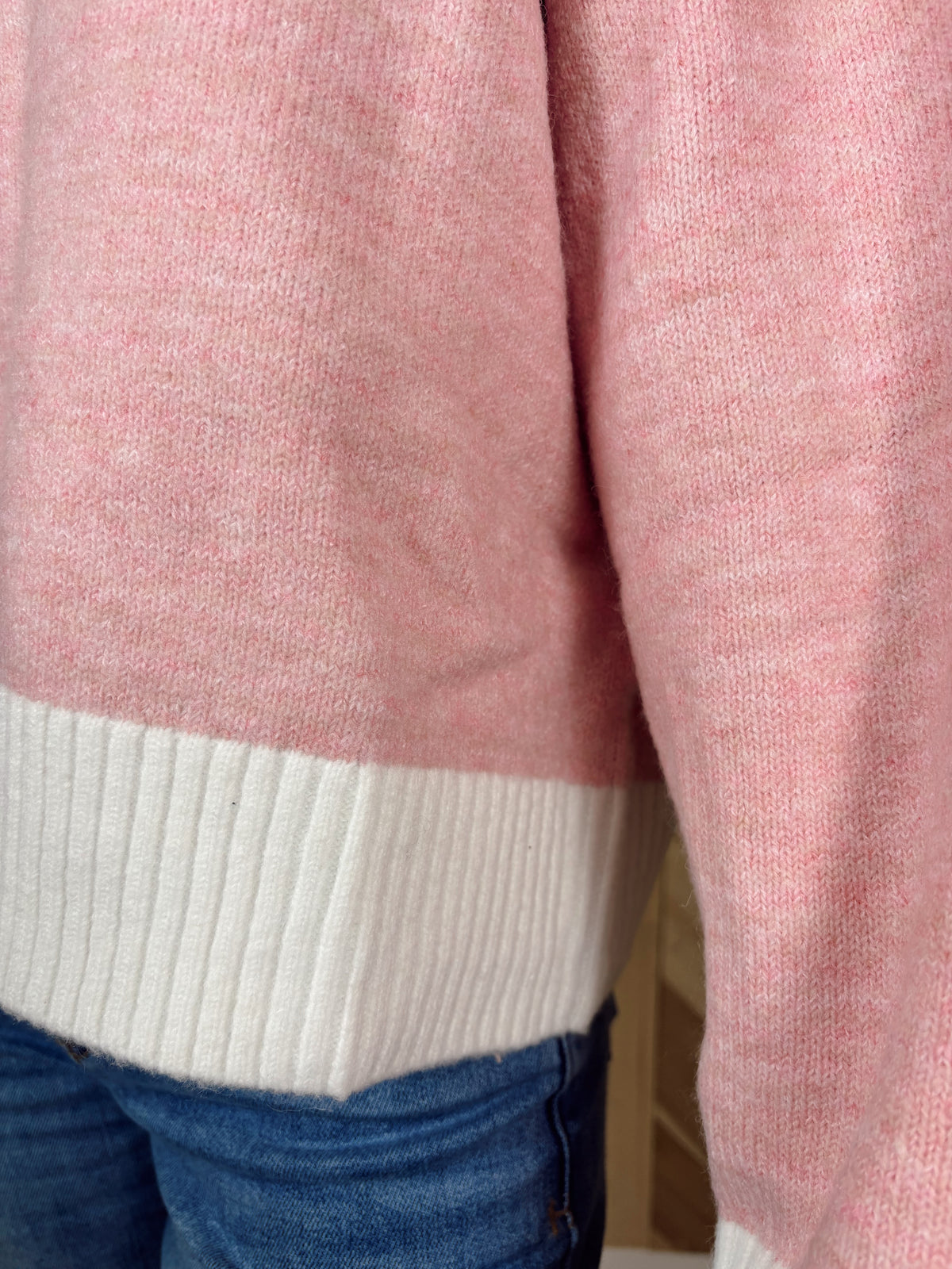 Contrast Trim Sweater