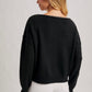 Boat Neck Soft Knit Sweater