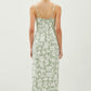 Spaghetti Strap Floral Midi Dress