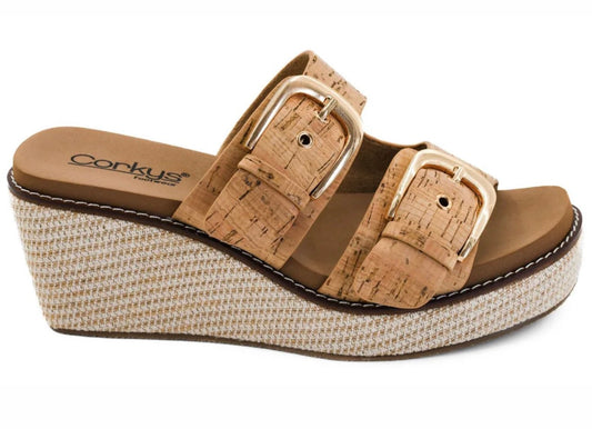 Manifest Cork Wedge Sandal