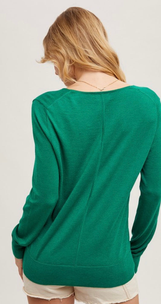 V-Neck Light Weight Sweater