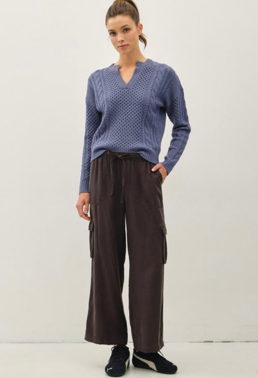 Tencel Wide Leg Pants