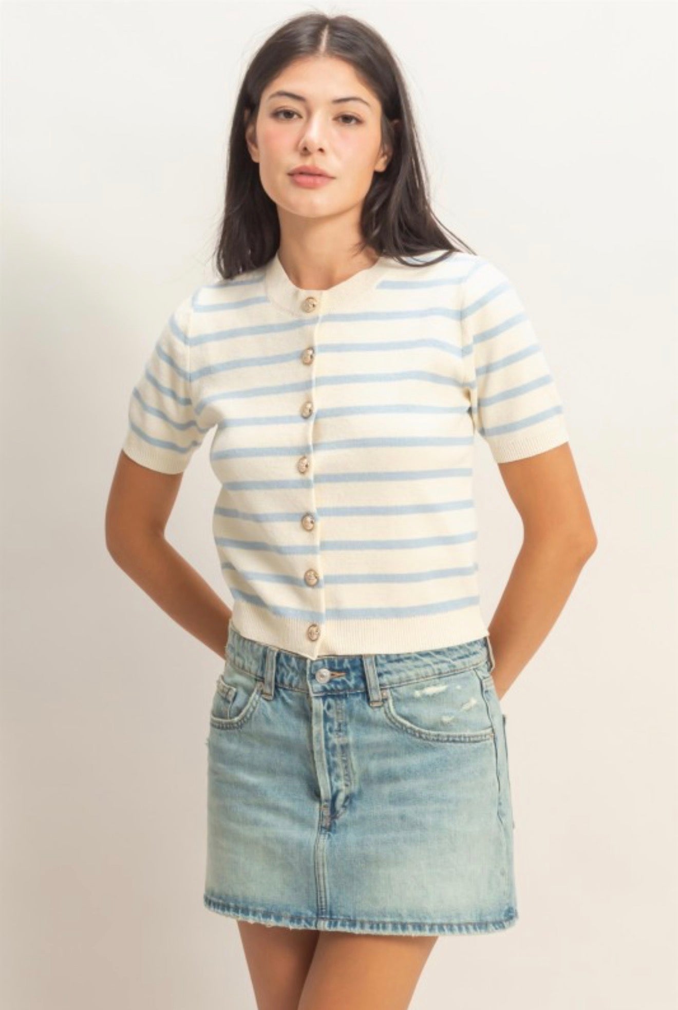 Ice Blue Cardigan