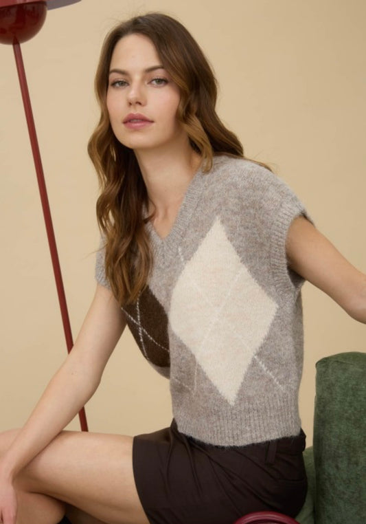 Argyle Sweater Vest