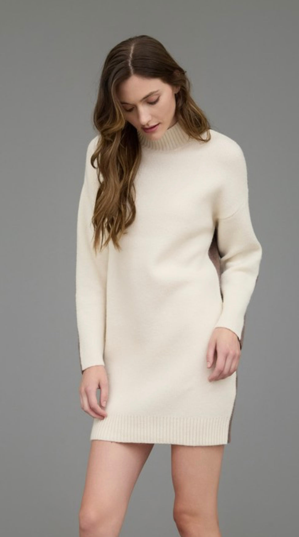 Colorblock Sweater Dress