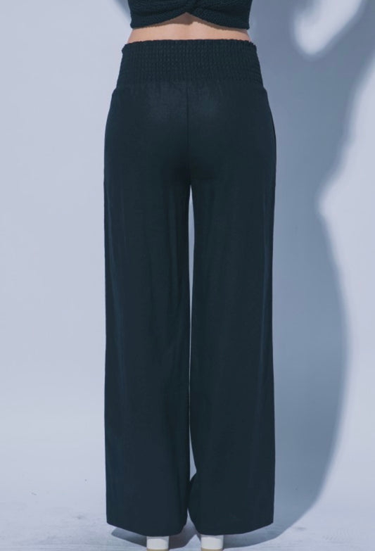 Wide Leg Linen Pants