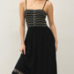 Embroidered Maxi Dress Two Colors