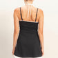 White Trim Athletic Dress