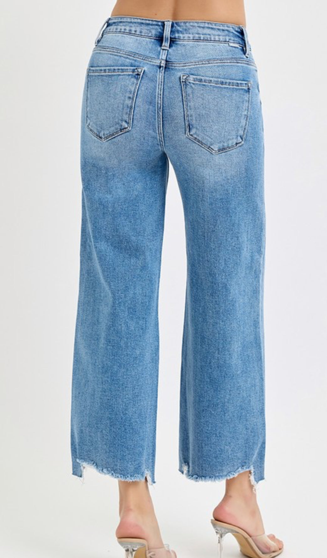 High Rise Crop Jeans