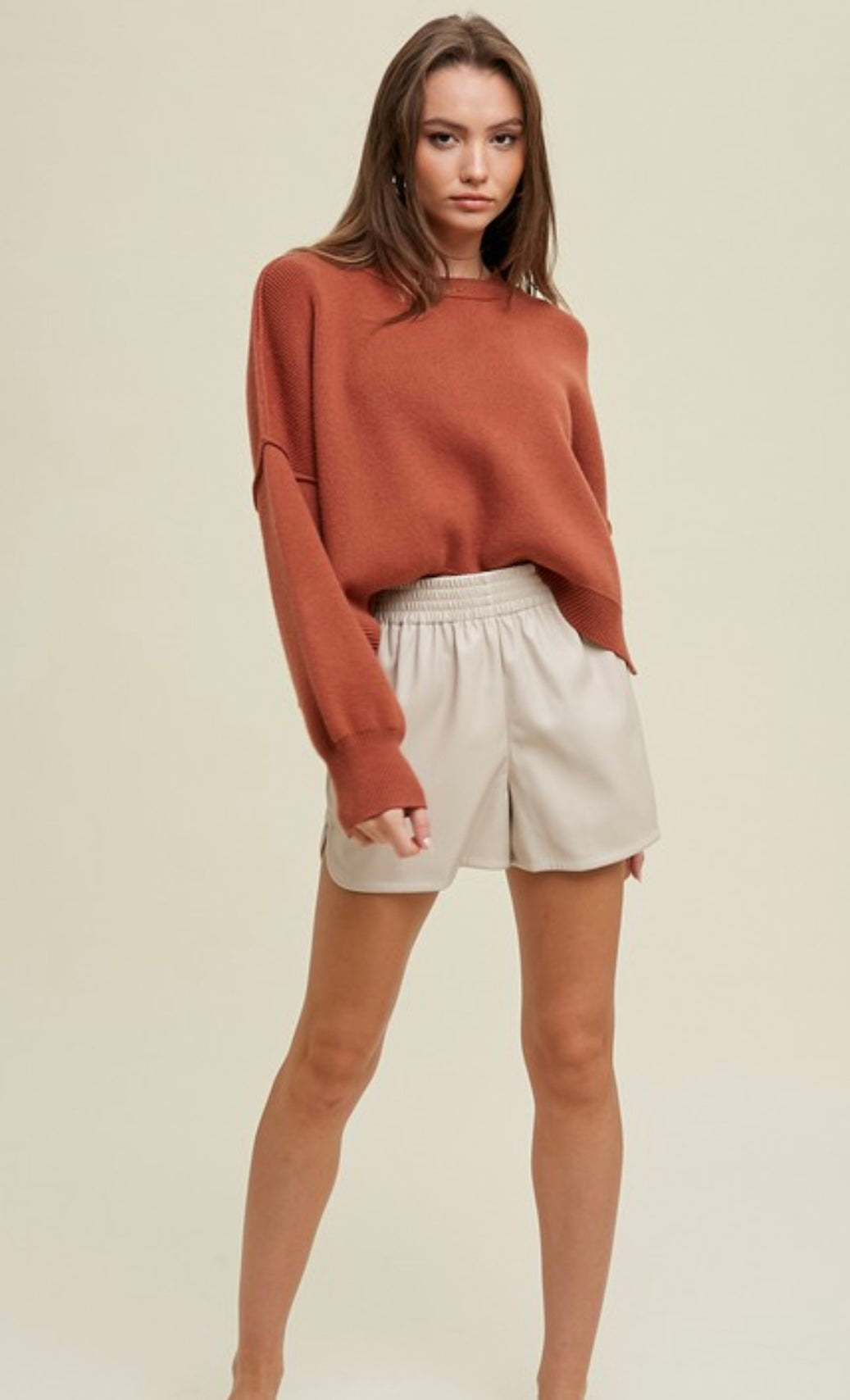 Relaxed Side Slit Sweater 2 Colors