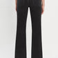 Black High Rise Slim Wide Jeans