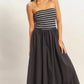 Strapless Midi Dress