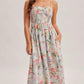Floral Smocked Chest Maxi Dress