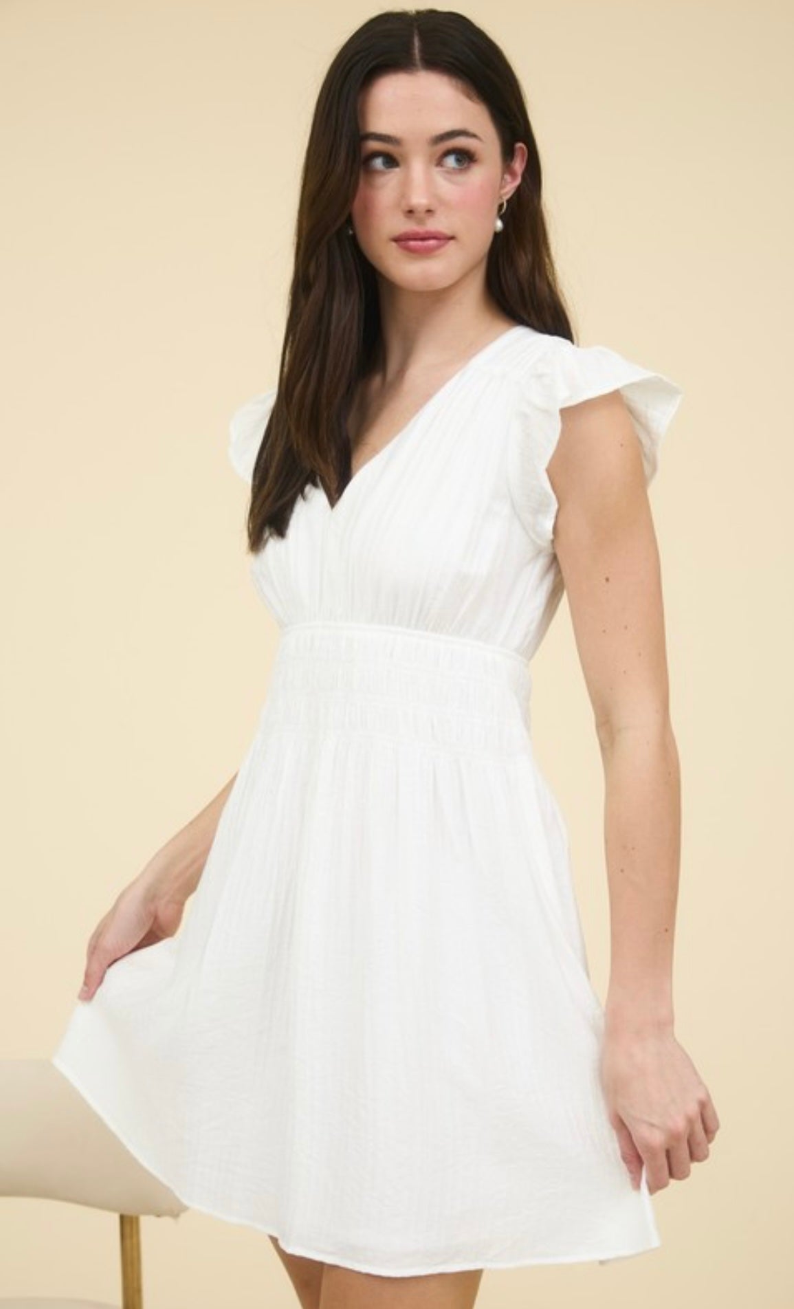 White Mini Dress