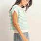 Short Sleeve Knit Sweater 2 Colors