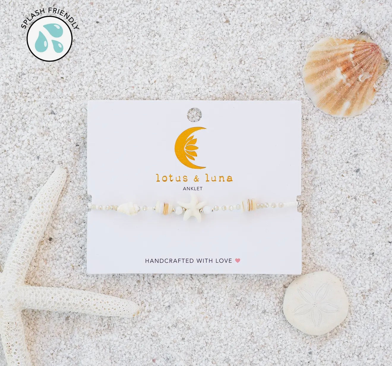 Lotus and Luna Anklet