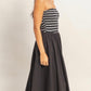 Strapless Midi Dress