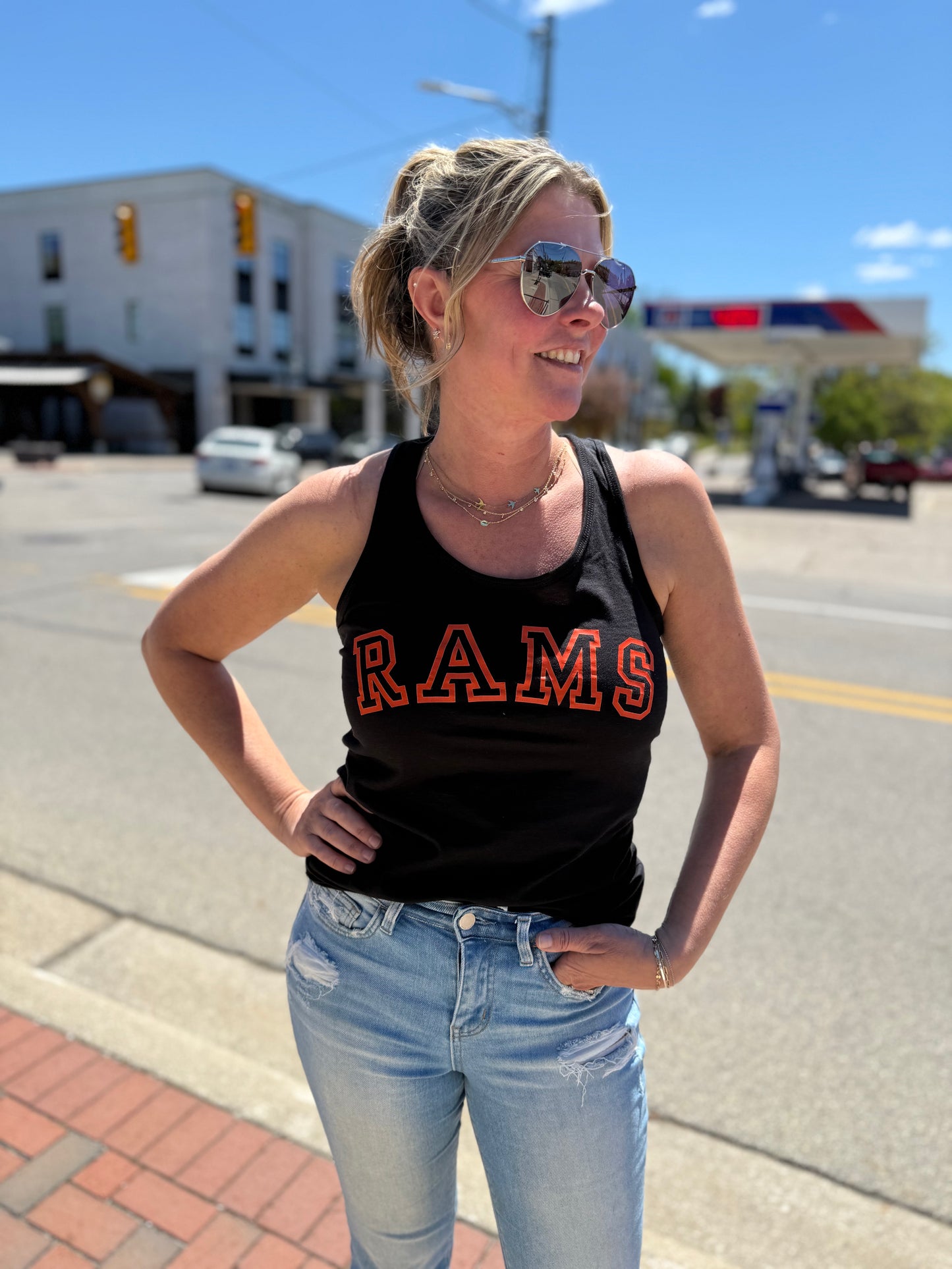 Rockford Ram Racerback Tank