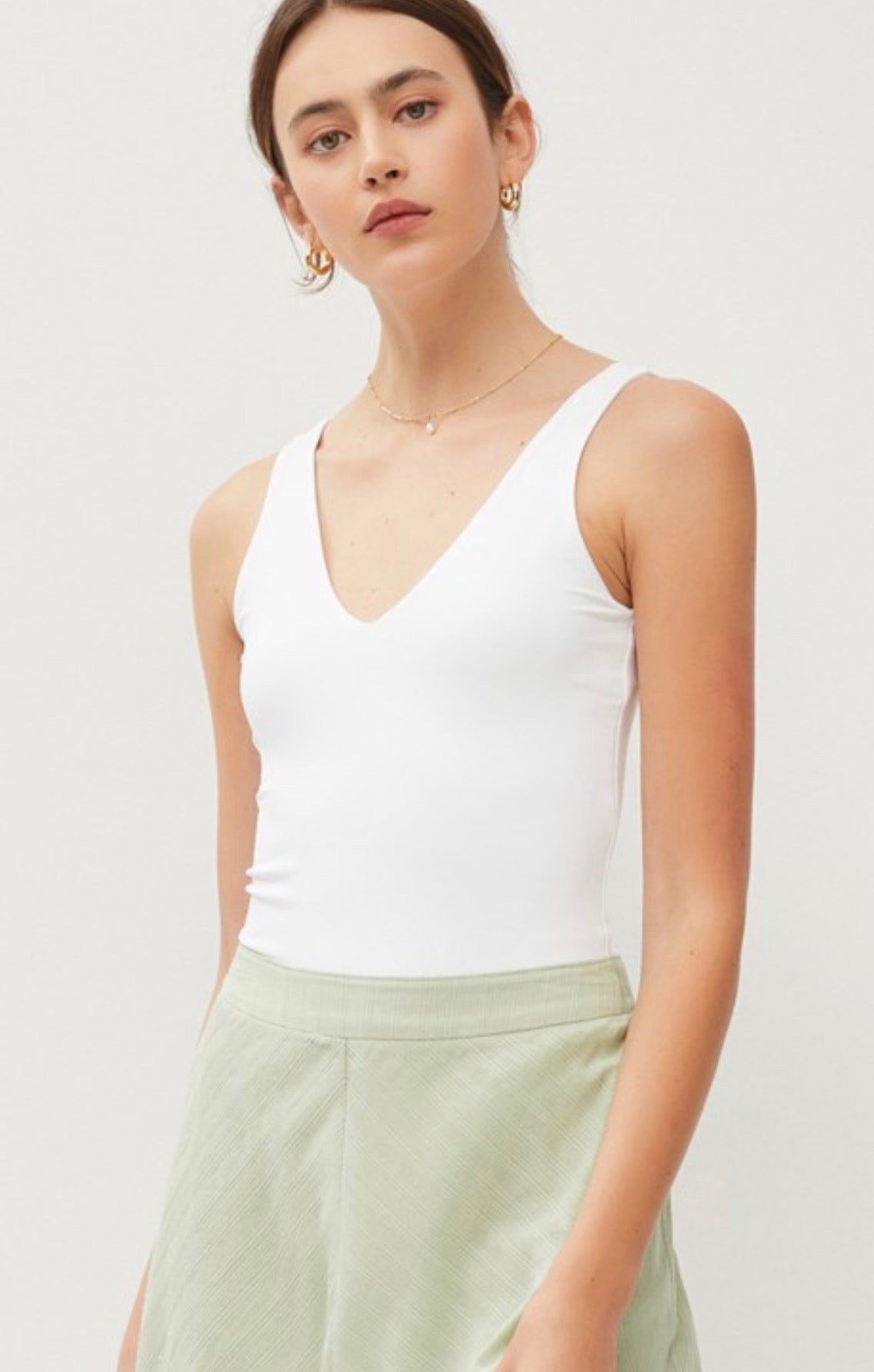 Basic V-Neck Bodysuit