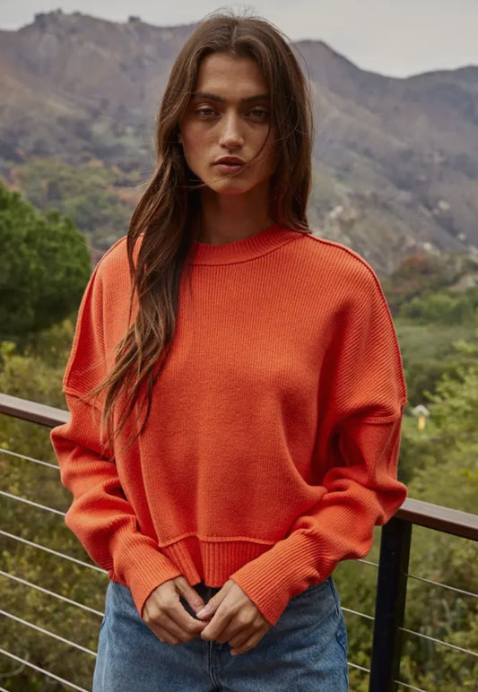 Ribbed Knit Sweater