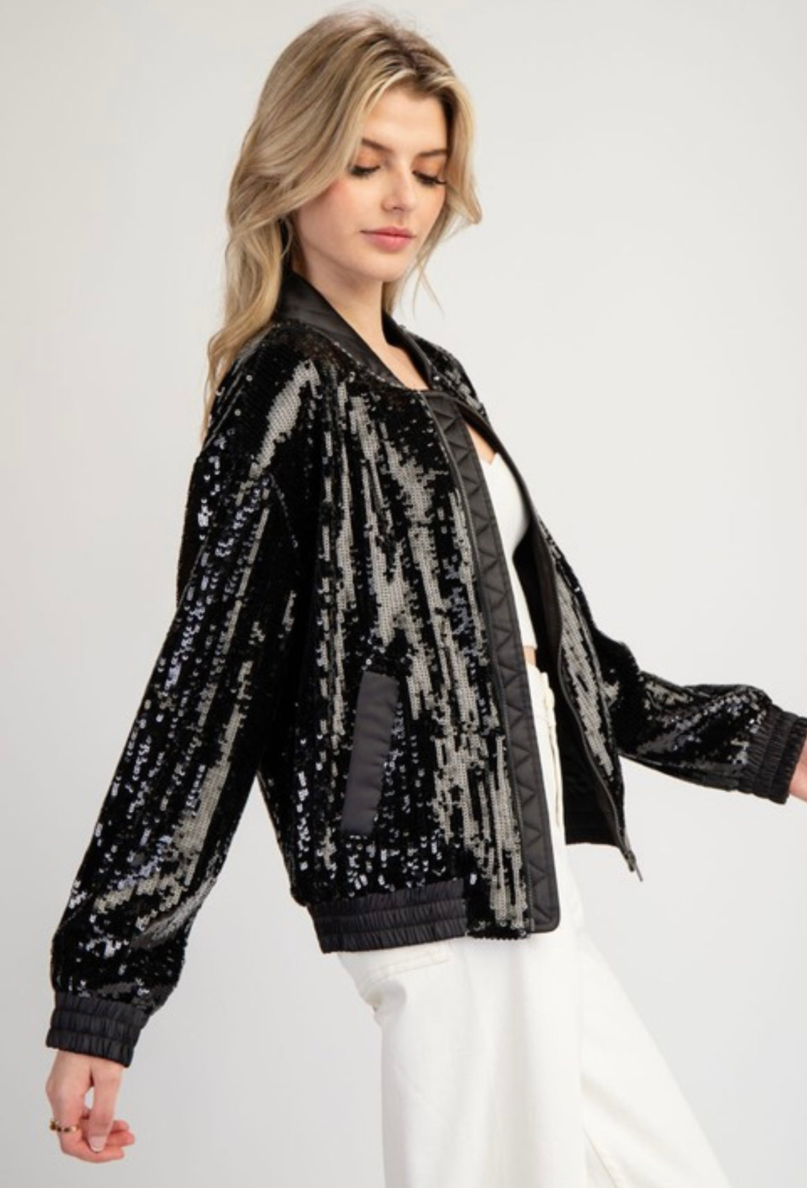 Black Sequin Jacket