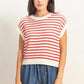 Short Sleeve Knit Sweater 2 Colors
