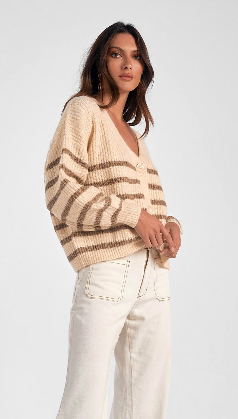 Tan Sweater Cardigan