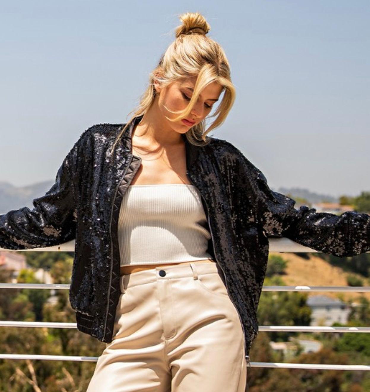 Black Sequin Jacket