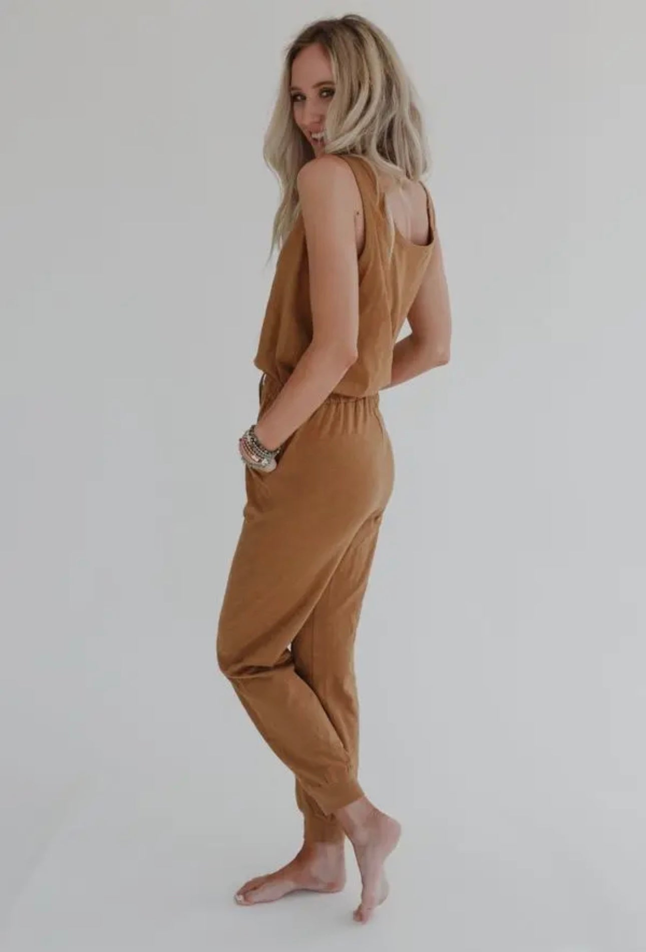 Jumpsuit and Cardigan Set