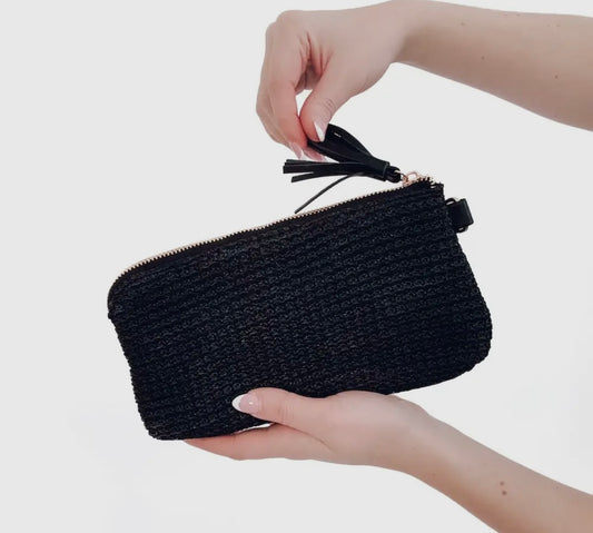 Rome Raffia wristlet 3 colors