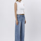 High Rise Seam Detail Jeans