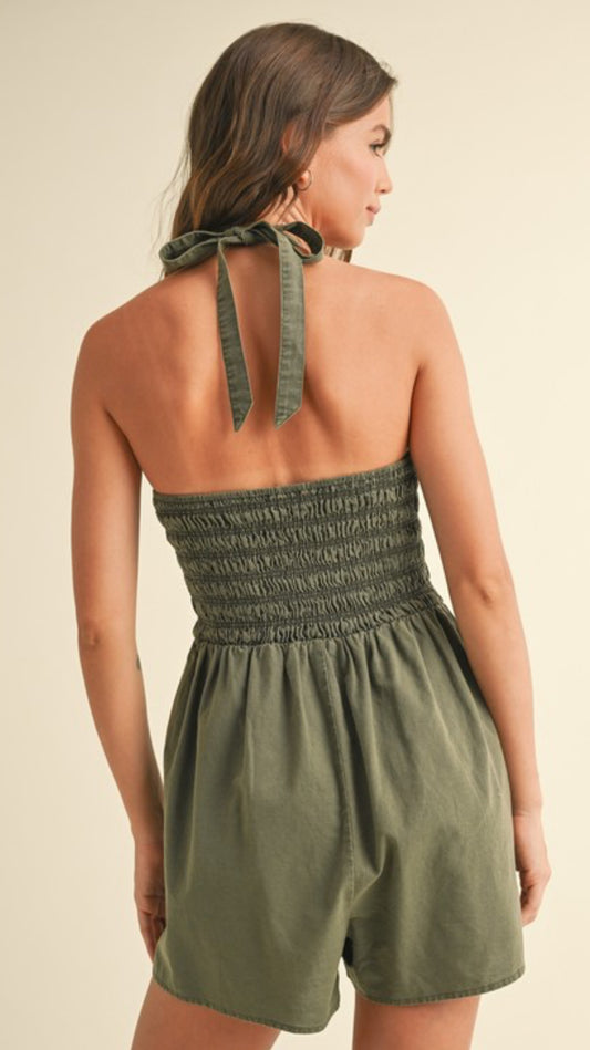 Olive Romper