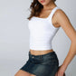 Square Shirred Tank