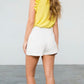 Yellow Ruffle Sleeve Top